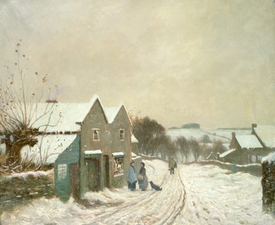 Winter at Turkdean by William Augustus Rixon